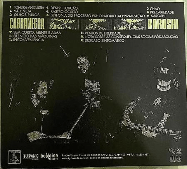 Cäbränegrä -KAROSHI CD DIGIPACK (COM PÔSTER )