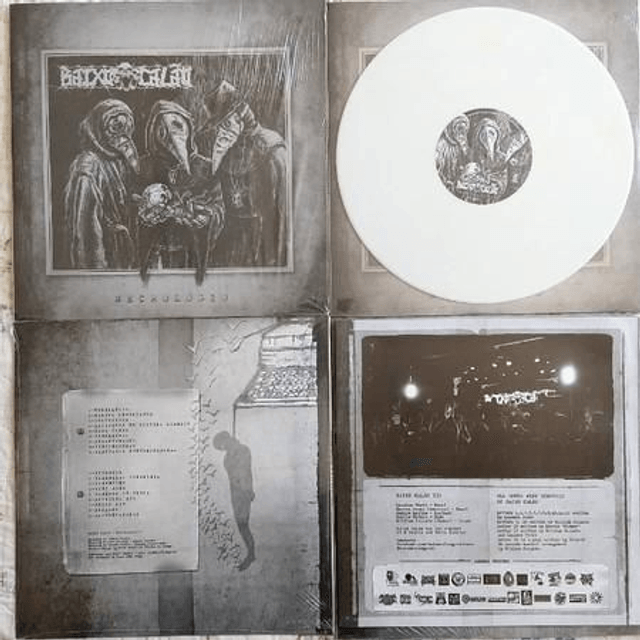 Baixo Calão Necrológio Vinil Branco Nacional Lacrado


