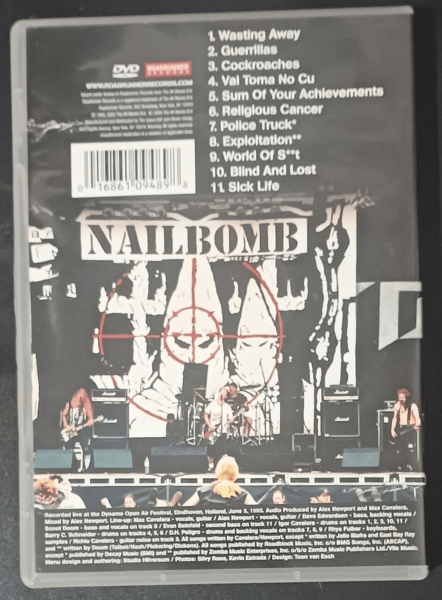 Nailbomb ‎– Live At Dynamo

