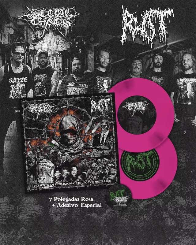 ROT | Social Chaos (split) vinil 7
