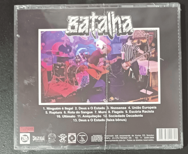 BATALHA "SOB OS ESCOMBROS DA DESTRUIÇÃO" - CD