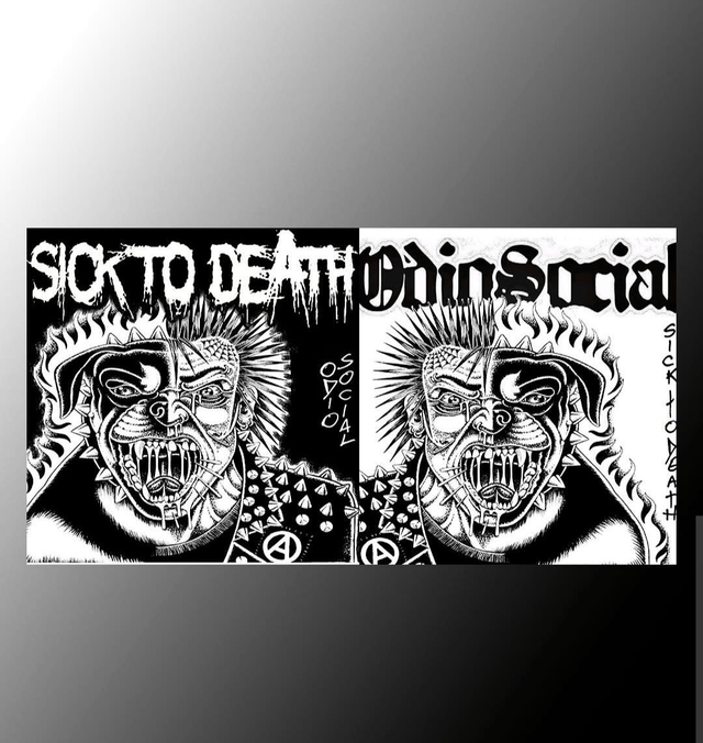 OdioSocial/Sick To Death split  7 ep